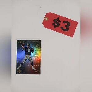 1999 Upperdeck SP Authentic Troy Aikman Dallas Cowboys NFL HQ Card # HQ5